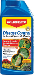 BioAdvanced Disease Control for Roses, Flowers and Shrubs, Concentrate, 32 oz, 42 Gals of Spray