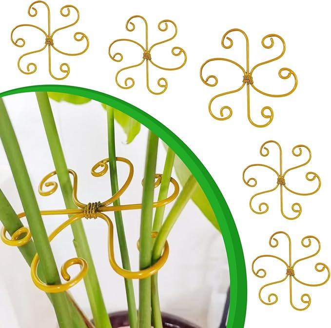 Iron Monstera Plant Support, Plant Stakes and Supports for Indoor Plants, Climbing Plant Stem Stabilizer