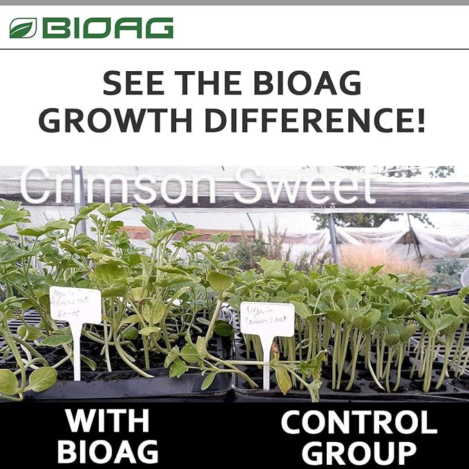 BioAg TM7 Organic Humic Acid Soil Conditioner Plus Essential Micronutrients, Dry Amendment for All Plants, Lawns, S B Co Cu Fe Mn Mo Zn (1 kg) (BA74022)