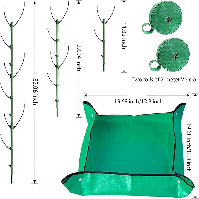 Monstera Plant Support Stakes Indoor - 10-Pack Stackable Tall Plant Sticks for Climbing Plants Stem Support - Durable Trellis Garden Poles for Outdoor Gardening