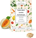 Woods Creek Seeds: Hales Best Jumbo Cantaloupe Melon Seeds for Planting - Over 130 Heirloom Non-GMO Cantaloupe Seed for Planting - Beginner Friendly Fruit Seeds for Home Gardening