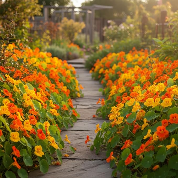 Nasturtium Seeds for Planting, Pak of 360 Nasturtium Flower Seeds for Planting