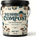 Mushroom Soil Compost Pail, Organic Nutrient-Rich Garden Soil for Vegetables, Flowers, Raised Beds, Lawn & Planting Mix (35 lb)