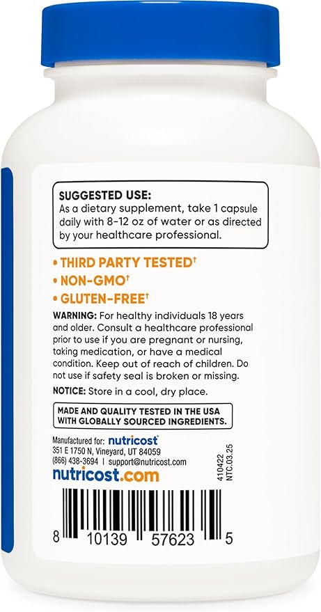 Nutricost Fennel Seed (4000 mg Equivalent) 240 Capsules - Vegan Fennel Seed Supplement