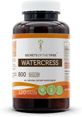 Secrets of the Tribe Watercress 120 Capsules, 800 mg, Watercress (Nasturtium Officinale) Dried Herb (120 Capsules)