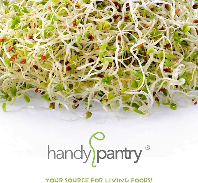 Handy Pantry Organic Sprouting Seed Assortments - Microgreens, Sprout Seeds Variety Pack (12 Pack - Premeasured)