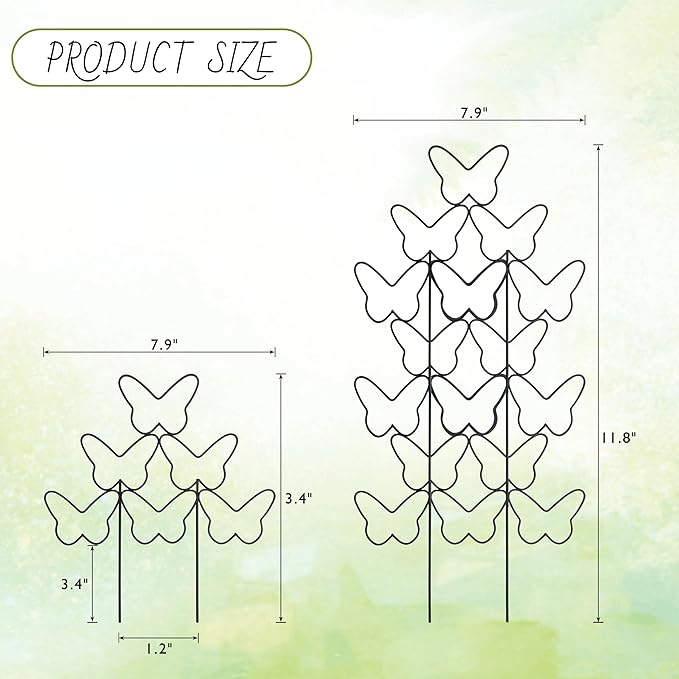 Indoor Plant Trellis for Climbing Plants – Support Structure for Potted Plants, Small Plant Trellis for Pothos, Hoya, and Indoor Garden Climbing Plants (3PCS)