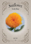 Black Duck Brand Set of Flower Seed Packets! Flower Seeds in Bulk - Great for Creating The Garden of Your Dreams! (25, Teddybear Sunflower)