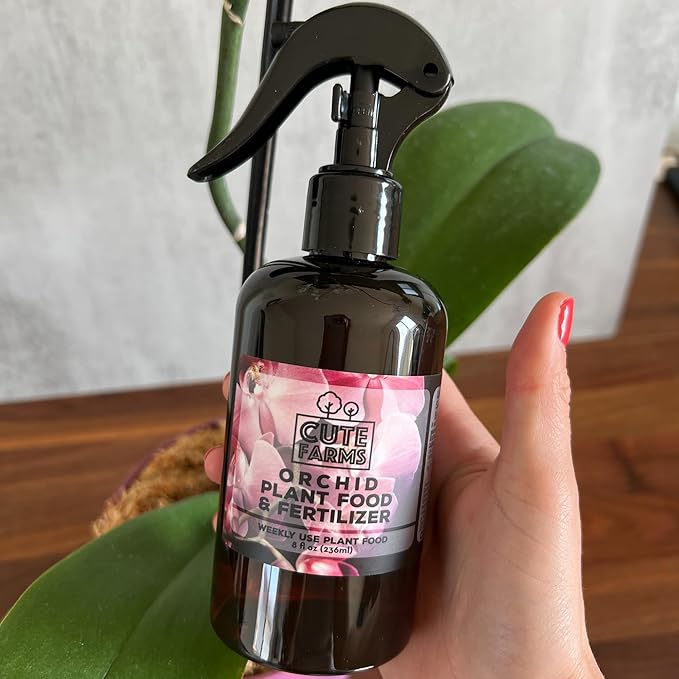 Cute Farms Orchid Plant Food Fertilizer Mist (Three - 8 oz. Spray Bottles)