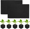 192-Pack Hydroponics Sponges, 0.98 Inch Growing Media Square Sponges for Planting Gardening Tool/Grow Seedlings/Home Vegetable Flower, Soilless Cultivation Seedling [Black]