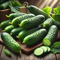 Cucumber Market F1 Seeds – Hybrid, Self-Pollinated | 38-45 Days to Harvest | High-Yield Variety for Fresh Eating & Slicing