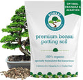 100% Organic Bonsai Soil – All-Natural, Well-Draining Potting Mix for Healthy Bonsai, Succulents, Cactus & Kokedama | Pumice, Akadama, Bark | Made in USA | 3L Bag