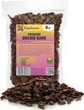 GARDENERA New Zealand Pinus Radiata Bark - Organic Hand Mixed New Zealand Orchiata Pine Bark for Orchids - Medium Chips 9-12mm - 4 Quart Bag