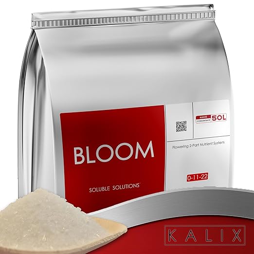 KALIX Bloom | Hydroponic Bloom Fertilizer for Flowering Plants | High Phosphorus Potassium PK Booster for Tomatoes, Fruit, & Herbs (2lb)