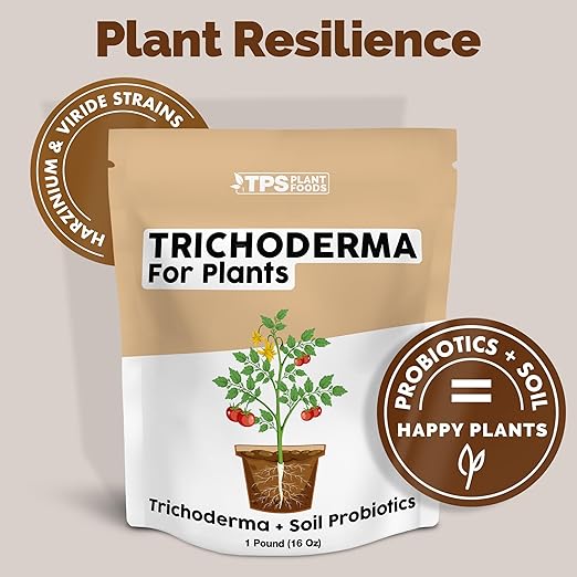 Trichoderma for Plants – Microbial Supplement for Root Protection & Improved Soil Biology, 6 oz
