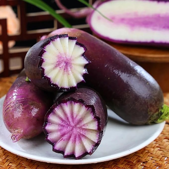 Mixrug Mix Fruit Radish Seeds for Planting, 300+pcs Non-GMO Heirloom Fruit Radish Vegetable Seeds, Vegetables Plants Home Fresh Food Home Garden for Outdoors Indoors