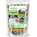 TurboGreen: Premium Lawn Fertilizer with Iron - Advanced Nitrogen & Iron-Rich Formula for Lush Growth | Eco-Friendly Grass Fertilizer for Spring & All Seasons | Slow-Release (4 QUARTS)