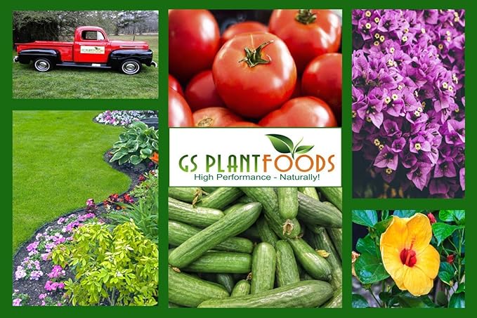 GS Plant Foods Crab Shell Natural Fertilizer, Magnesium & Calcium, Slow Release Micronutrients for Plants, Tomatoes, Flowers & Vegetables 3-3-0, 8 pounds