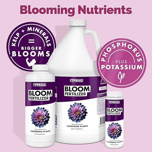 Bloom Fertilizer – Liquid Plant Food for More Blooms, Bigger Flowers & Stronger Bud Development, 32 oz