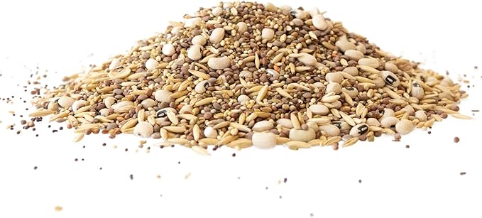 Cover Crop Seed Mix - Pollinator & Bee Friendly Cover Crop Mix - 1 lb ~6,800 Seeds - Clover Cover Crop Blend - Includes Hairy Vetch Cover Crop Seeds, Crimson Clover, Peas, & Oats
