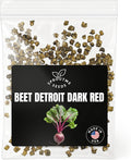 Fall & Winter Beet (Detroit Dark Red) Seeds for Indoor & Outdoor Planting – 300+ Non-GMO Heirloom USA-Grown Sweet Tender Roots & Edible Greens, High Germination (Beta vulgaris)