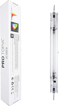 HPS1000W Double Ended high Pressure Sodium Grow Light Bulb High PAR Enhanced Warm Light Spectrums CCT 2100K Lamp for Plants Grow Light Bulbs for Indoor Plants Full Spectrum Grow Light Bulbs