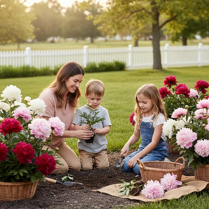 Peony Seeds, 50+ Cotton Candy Peony Mix Seed for Planting, Flower Seeds for Planting