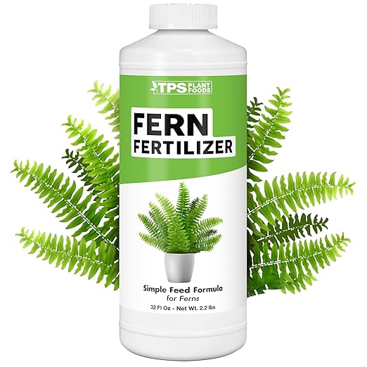 Fern Fertilizer – Liquid Plant Food for Fuller Fronds, Deep Green Color & Lush Growth, 32 oz