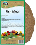 Fish Meal Fertilizer 4 Pounds for Vegetable Gardens, Flower Beds, Outdoor Plants, Trees & Shrubs - Ideal Nutrient-Rich Blend for Healthy Growth & Vibrant Blooms - Lancaster Agriculture Products