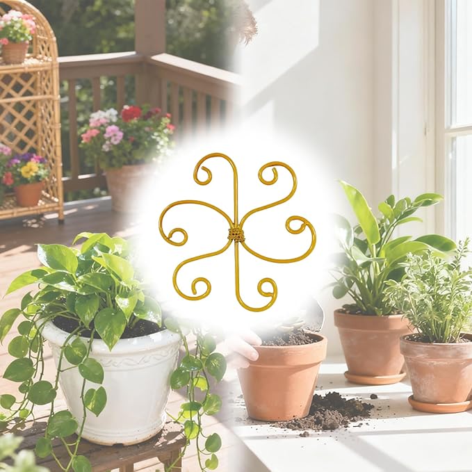 Iron Monstera Plant Support, Plant Stakes and Supports for Indoor Plants, Climbing Plant Stem Stabilizer
