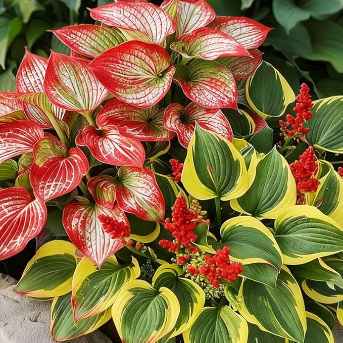 355+ Perennial Hosta Seeds for Home Garden - Shade-Tolerant Foliage Plant
