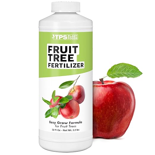 Fruit Tree Fertilizer for All Fruit Trees Peach, Apple, and Pear, Liquid Plant Food, 32 oz (1 Quart)