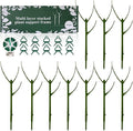 10 Pack Stackable Monstera Plant Support, 11 Inch Plant Support Stakes for Indoor & Outdoor Use, Plants Sticks for Vine Training & Stem Stabilization, Monstera, Pothos, Philodendron