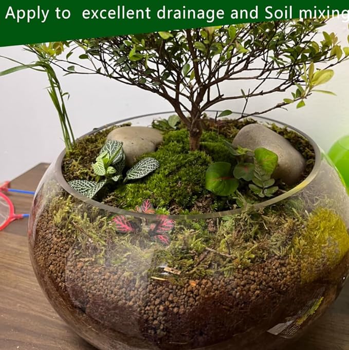 Horticultural Akadama Soil - Cactus Bonsai Succulent Soil Additive for Plants, Landscaping, Vase Fillers (18 LB, 1/4 inch Soft-Grade Akadama)