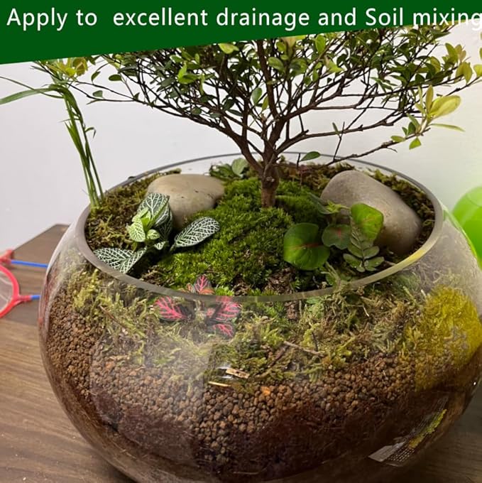 Horticultural Akadama Soil - Cactus Bonsai Succulent Soil Additive for Plants, Landscaping, Vase Fillers (18 LB, 1/8 inch Soft-Grade Akadama)