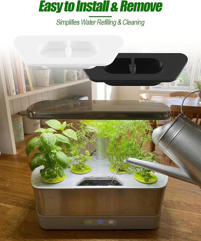 Water Fill Cap Replacement Fit for AeroGarden Harvest Slim Hydroponic Systems, Reusable Replacement Lid for Prevent Spills and Reduce Evaporation, Hydroponic Gardening Accessory