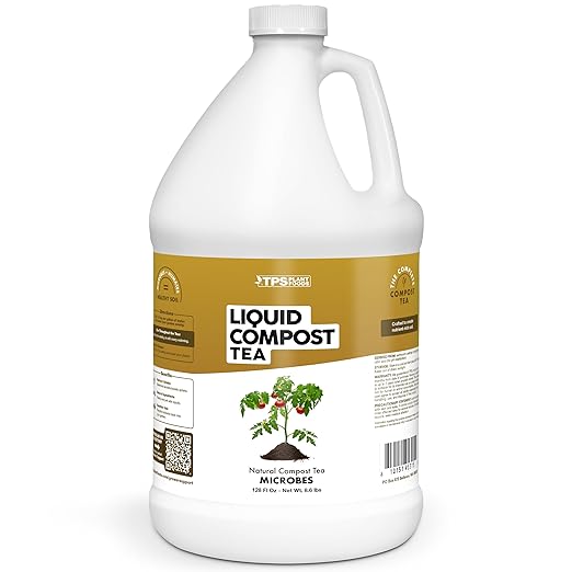 Compost Tea – Liquid Microbial Supplement for Living Soil, Better Nutrient Uptake & Stronger Plants, 1 Gallon