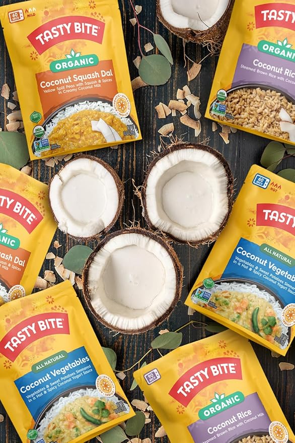Tasty Bite Rice Variety Pack, 8 Flavors, Basmati, Jasmine, Brown, Sticky, Coconut, Turmeric, Thai Lime, Garlic