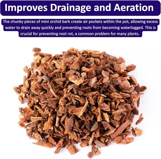SuperMoss (23107) Orchid Potting Bark, 100% Natural White Fir Bark, 1/4", 1,560 Cu. in.
