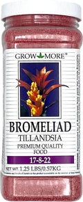 Grow More Bromeliad Tillandsia Food (17-8-22) - 1.25lbs of Water Soluble Air Plant Fertilizer - Slow Release Fertilizer for Outdoor & Indoor Plants - Air Plant Food for Vibrant Growth & Blooms