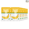 Nature’s Turn Freeze-Dried Banana Crisps – Healthy, Gluten-Free, Crispy & Delicious, Plant-Based Snack, Ideal for Cereal, Smoothies, School Lunches, & On-the-Go, Bags of 12 (0.53 oz Each)