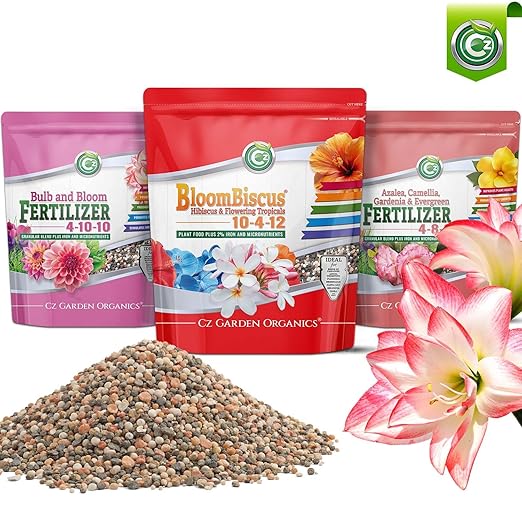 BloomBiscus® Hibiscus 4LB Plant Food - Made in USA - Fertilizer for Bird of Paradise, Angel Trumpets, Plumeria, Bromeliads, Canna Lily, Heliconia, Ixora, & Flowering Tropicals!