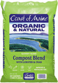 Coast of Maine Organic & Natural Quoddy Blend Lobster & Crab Compost Blend - Premium Soil Amendment w/Composted Manure, Sphagnum Peat Moss, Lobster & Crab Shell Meal - Enhanced Drainage (1 cu ft)