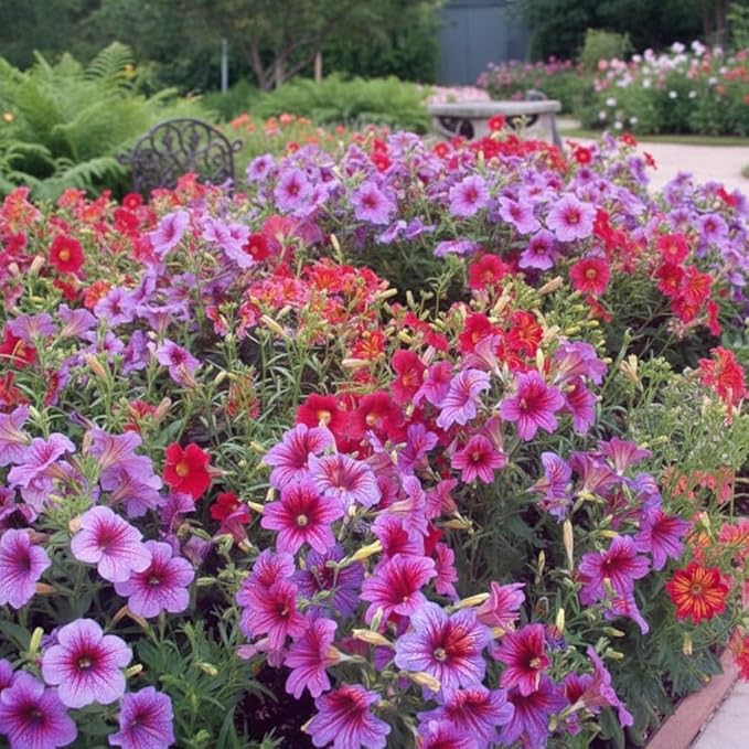 MESay Chilean Morning Glory Seeds - 100 Mixed-Color Seeds for Stunning Garden Flowers