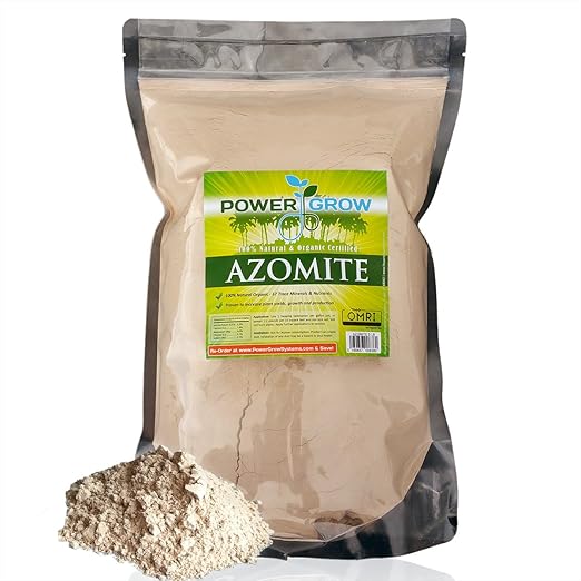 AZOMITE - Certified Organic Trace Minerals by PowerGrow (5 POUNDS)