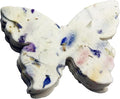 Of The Earth Handmade Paper - Wildflower Seed Paper Butterfly Shape - Large 3" - Set of 24 (45s Purple Recycled)