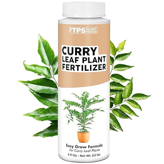 Curry Leaf Fertilizer – Liquid Plant Food for More Leaves, Bushier Growth & Deep Green Foliage, 8 oz