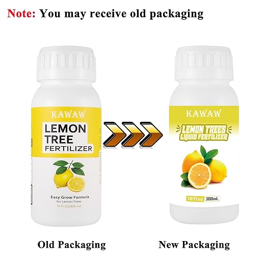 Liquid Lemon Tree Fertilizer - 10oz Microbial Organic Citrus Tree Fertilizer for Potted Trees & Indoor Plants, Meyer Lemon Tree Food, Concentrated Nutrient Solution
