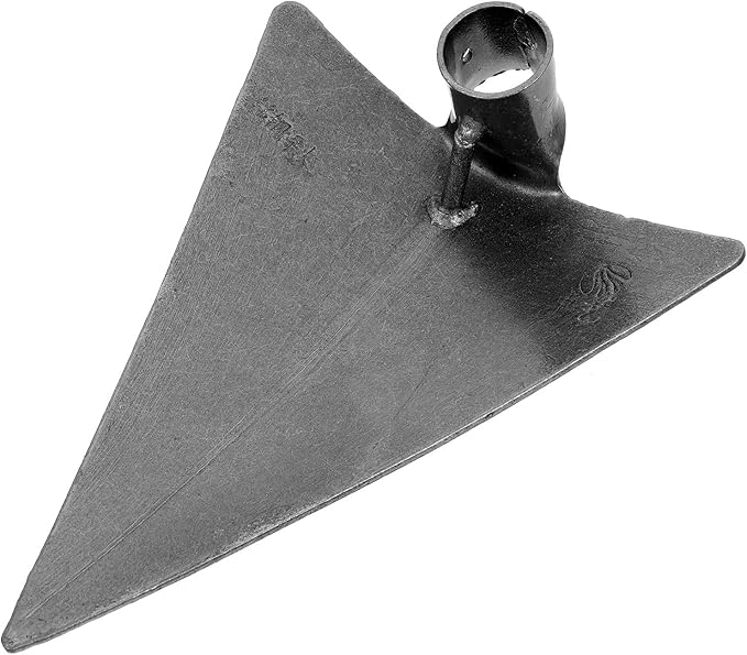 DOITOOL Triangle Hoe Head Garden Tool 10.6 Inch Digging Hoe for Weeding Planting Soil Leveling Durable Gardening Hand Tool