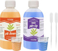 YINMIK General Hydroponics pH Up Down Liquid, pH Control kit Adjust pH Levels, 500ml Premium Buffering Solution for pH Stability,Suit for All Hydroponics Systems, Both for Soil and Water
